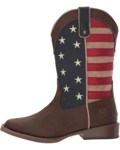 Roper Kids American Patriot (Toddler/Little Kid) | Boots -Shoe Step Shop 71 TfGIBz0L. AC SR736920