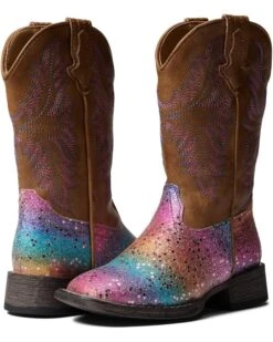 Roper Kids Glitter Rainbow (Toddler/Little Kid) | Boots -Shoe Step Shop 71FThpzzywL. AC SR736920