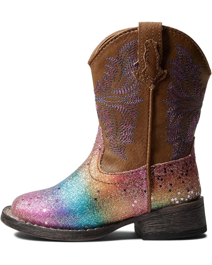 Roper Kids Glitter Rainbow (Toddler) | Boots 6 Roper Kids Glitter Rainbow (Toddler) | Boots - Image 4