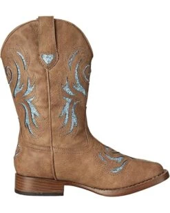 Roper Kids Glitter Breeze Square Toe Boot (Toddler/Little Kid) | Boots -Shoe Step Shop 81FHuEjtLZL. AC SR736920