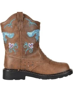 Roper Kids Horse Flowers (Toddler/Little Kid) | Boots -Shoe Step Shop 81P2wrCveL. AC SR736920