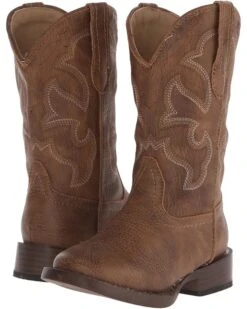 Roper Kids Cole Square Toe Boot (Toddler/Little Kid) | Boots